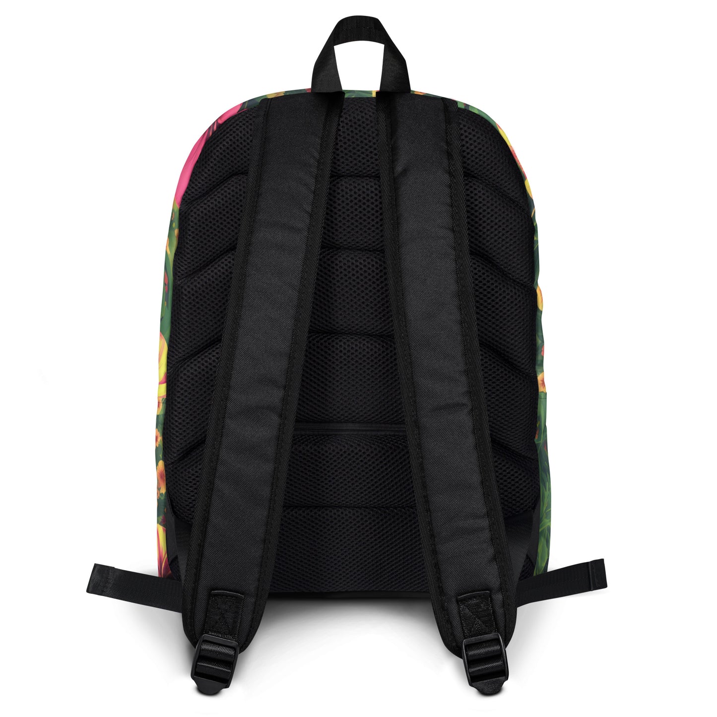 Bloom Pack: Back view showcasing ergonomic straps and sturdy construction.