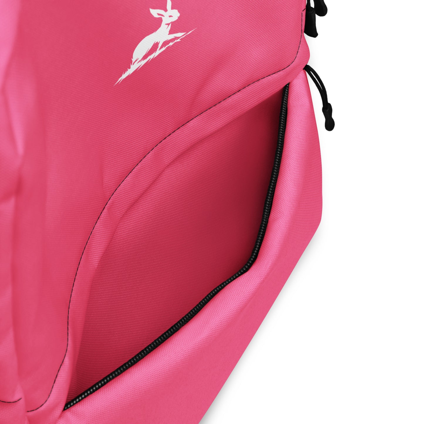 Light Pink Backpack with multiple pockets and a sleek, modern design.