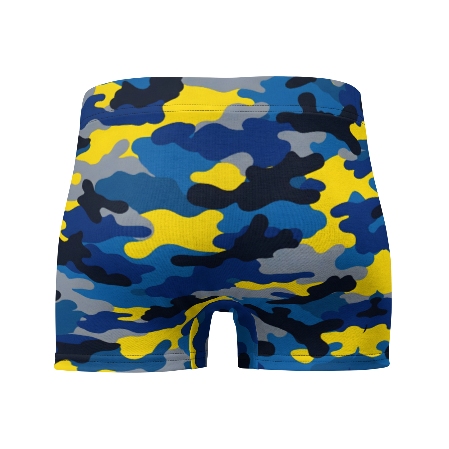 Camo Boxer Briefs 2 close-up showcasing stretchy fabric and seamless design.