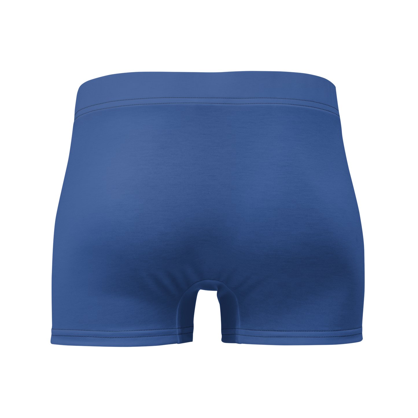 Blue Boxers Briefs offering snug fit with seamless back for irritation-free wear.