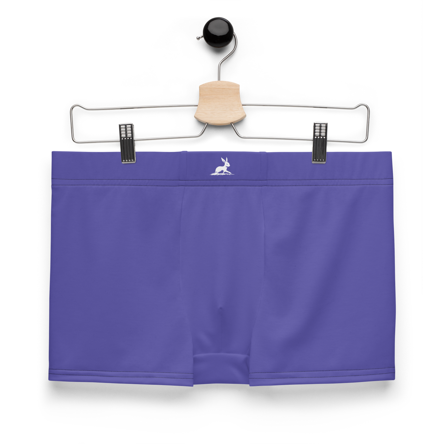 Purple Boxers Briefs close-up showing flexible waistband and seamless design.