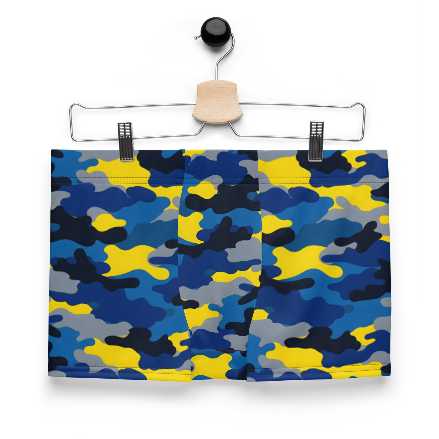 Camo Boxer Briefs 2 with lined pouch and seamless back for comfort.