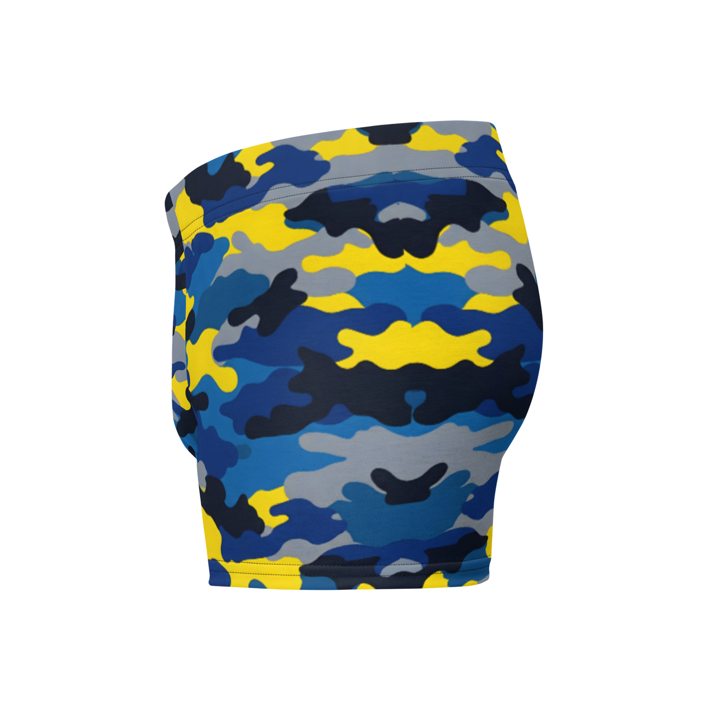Camo Boxer Briefs 2: Close-up of the stretchy, seamless fabric.