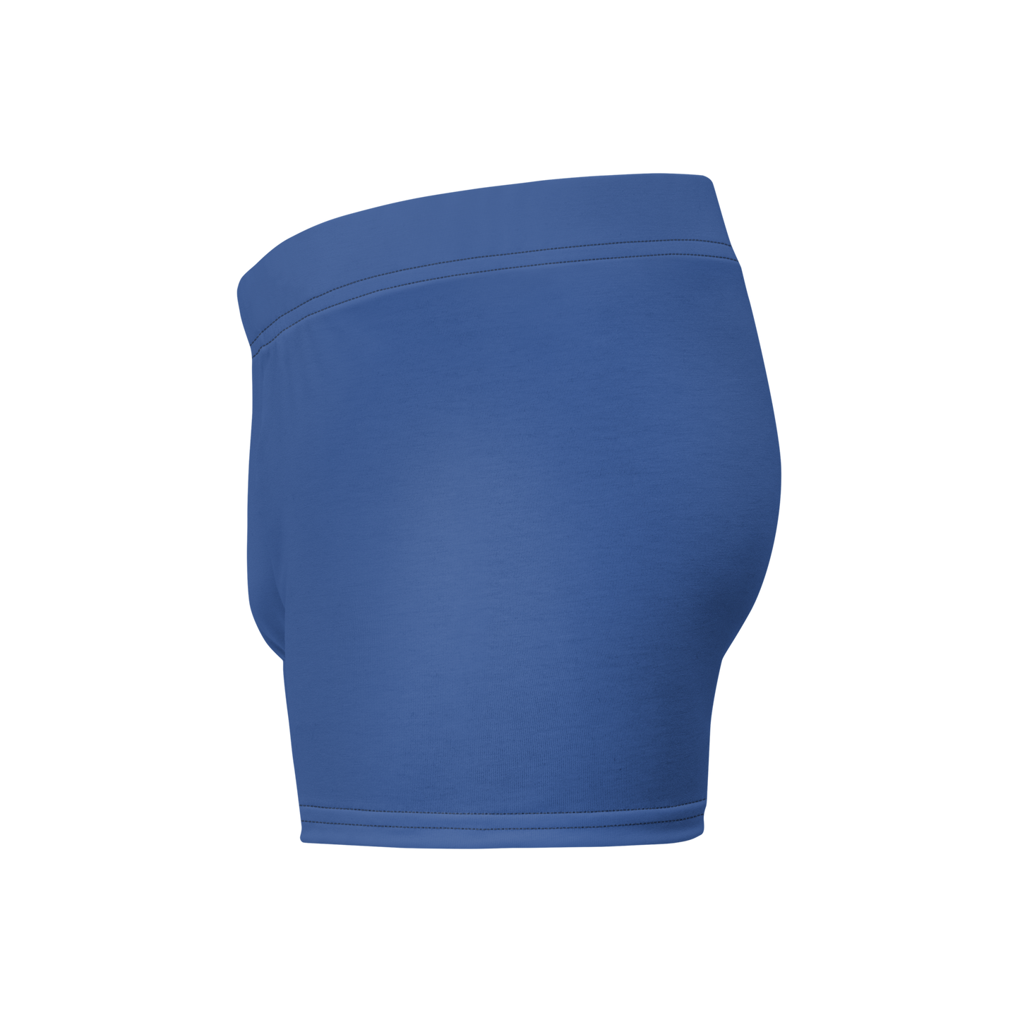 Blue Boxers Briefs: Stretchy fit, seamless back, lined pouch for support.