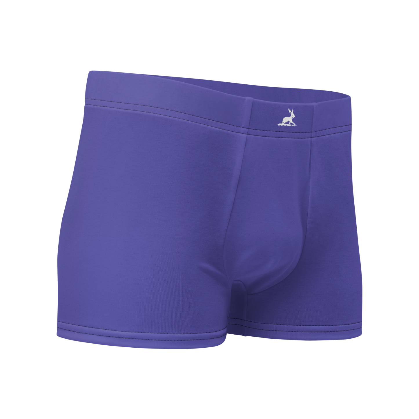 Purple Boxers Briefs with snug fit and seamless back for comfort.