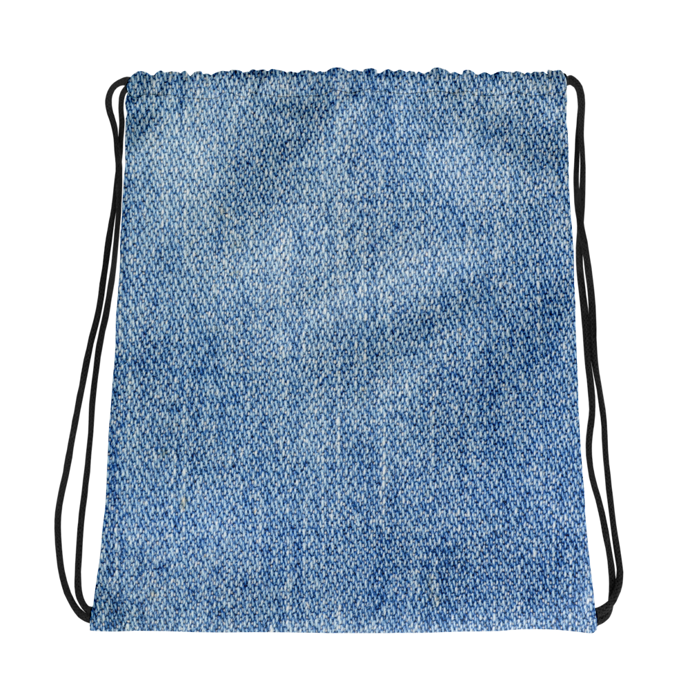 True Ease - Drawstring Bag: Stylish polyester bag with black drawstring closure.