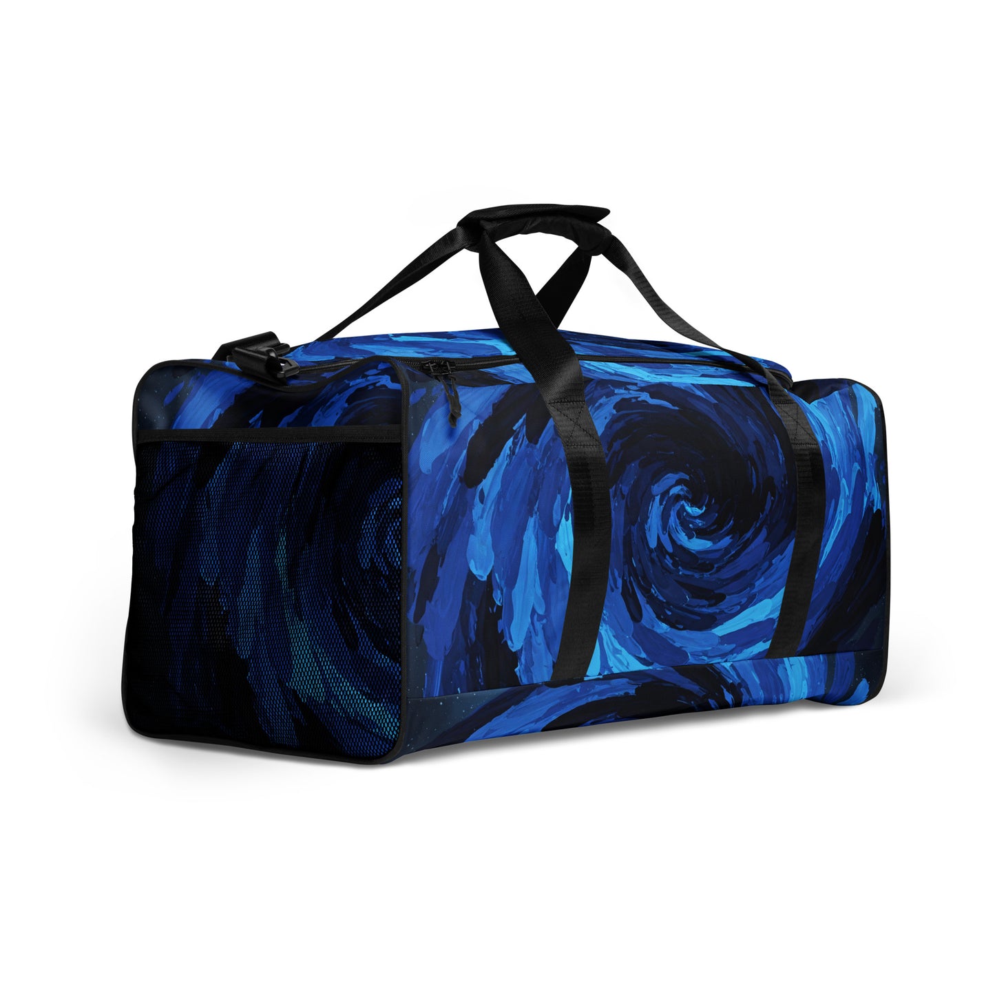 Swirlwind Gear Duffel Bag: spacious, durable, with adjustable strap and pockets.