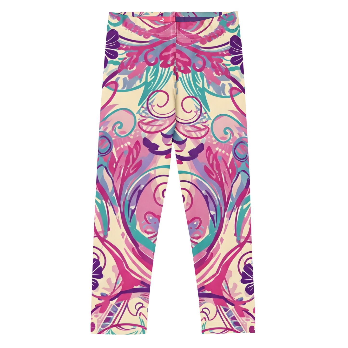 Color Quest Pants: colorful kids leggings with elastic waistband and vibrant patterns.