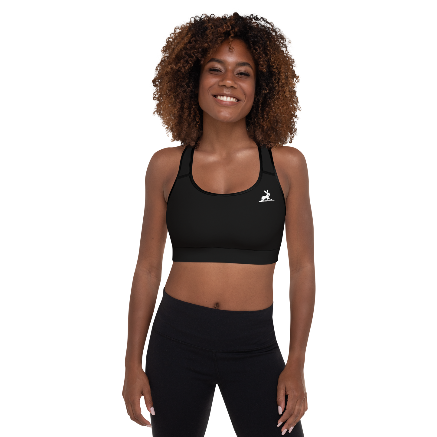 Biliping Sports Bra worn by woman, highlighting its supportive design.
