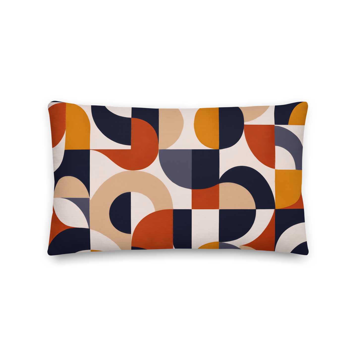 Premium Pillow 2 with artistic pattern, soft linen-like texture.