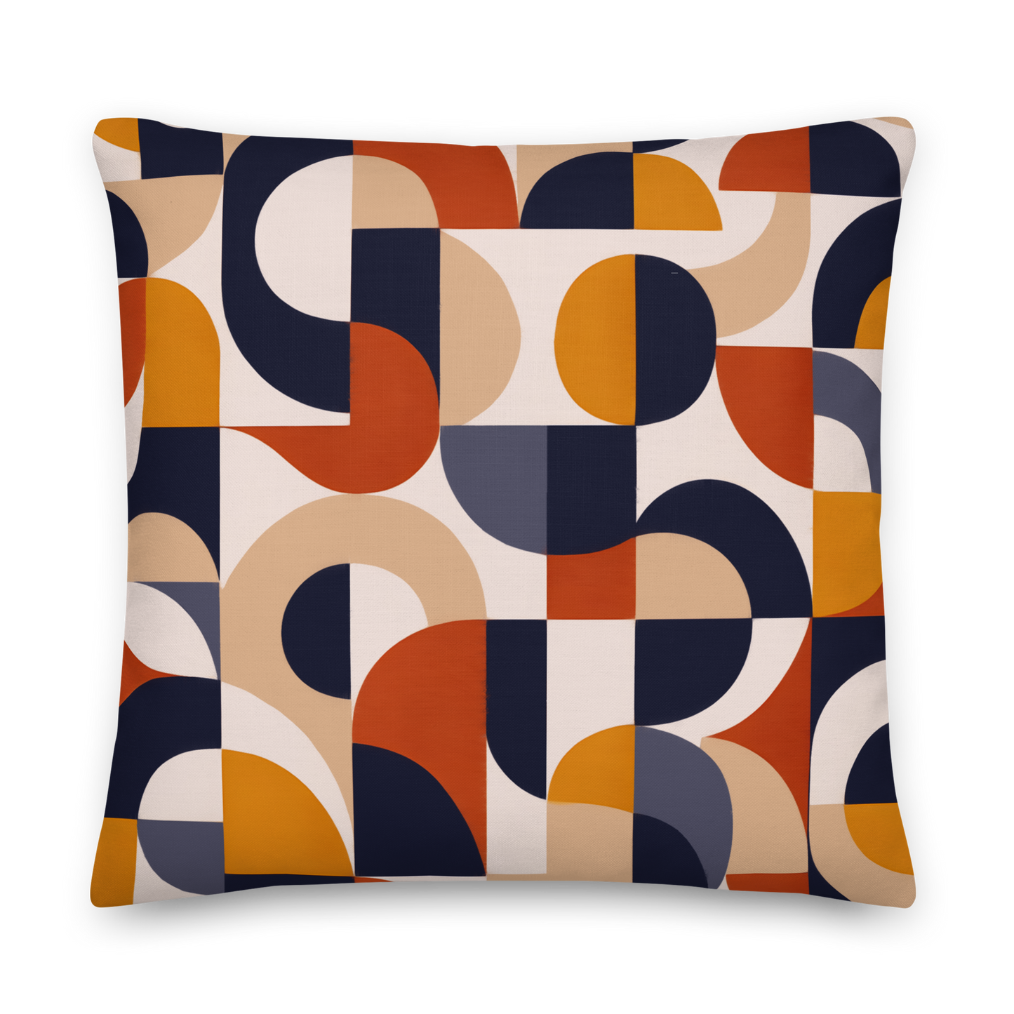 Premium Pillow 2: Patterned cushion with soft texture and hidden zipper.