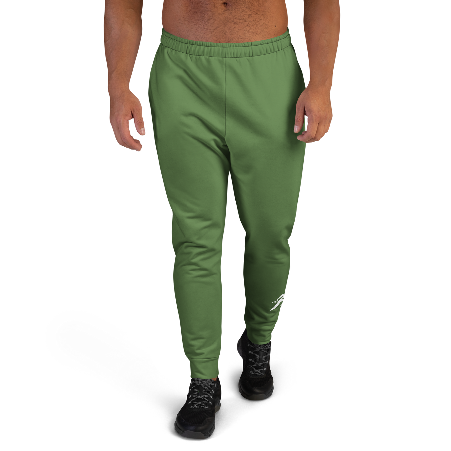 Zoneflow Joggers worn with green pants, highlighting slim fit and comfort.