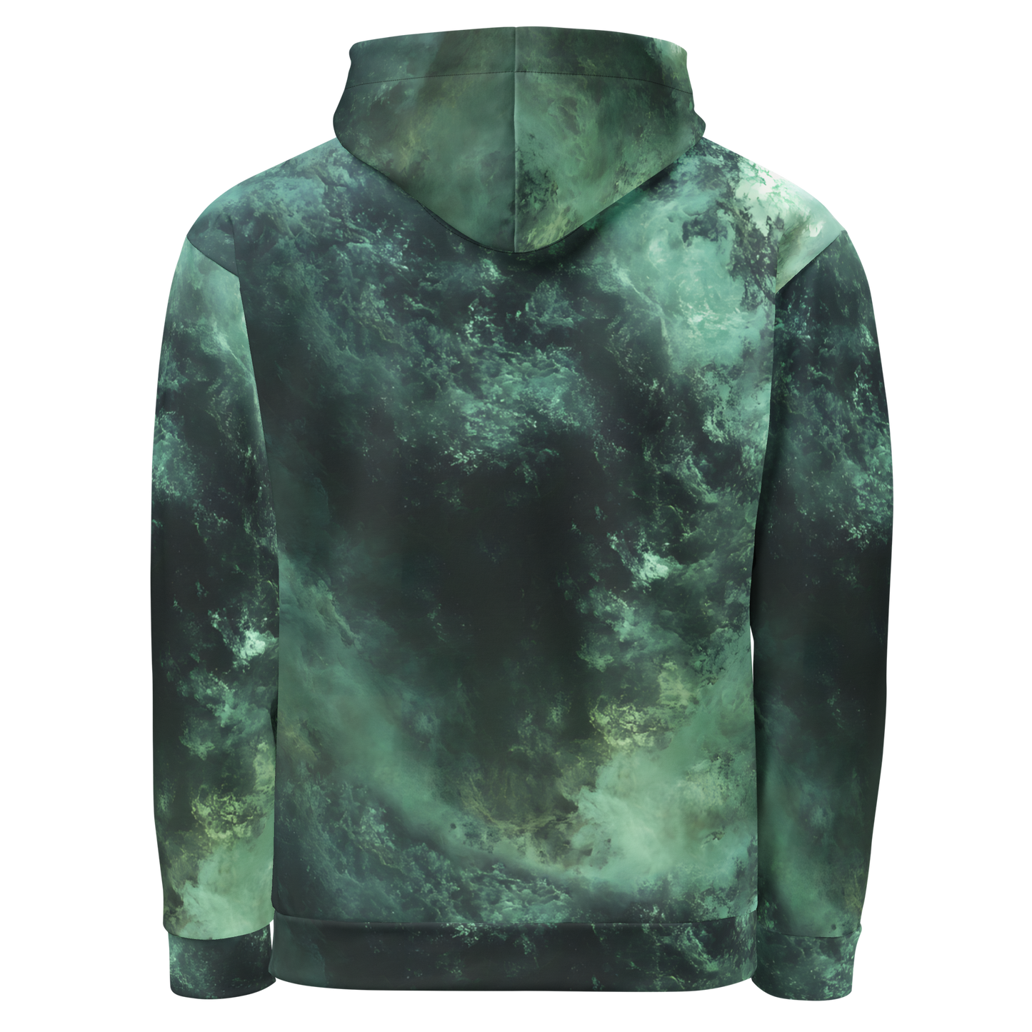Verdveil unisex hoodie, soft exterior, brushed fleece interior, relaxed fit, double-lined hood.