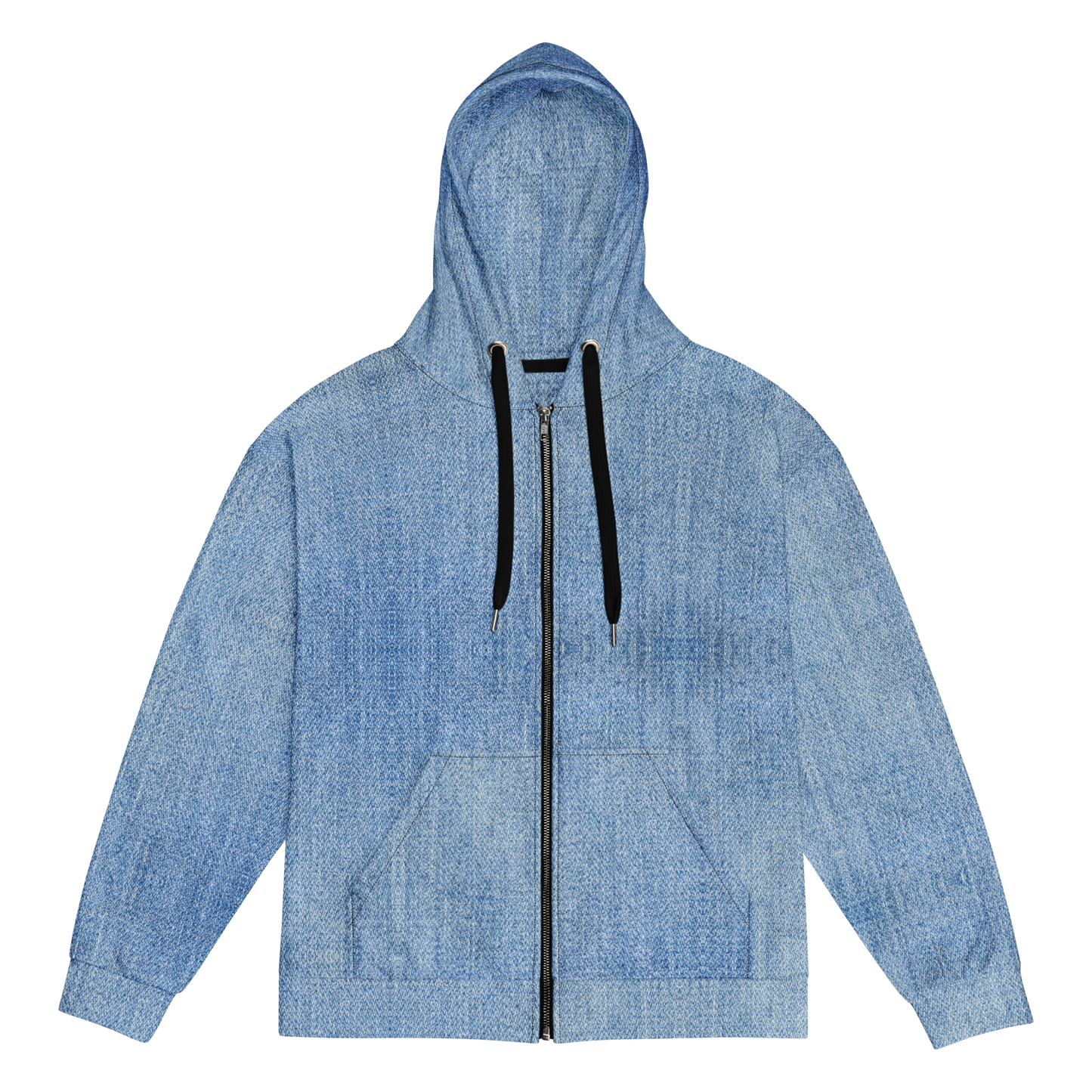 True Ease Zip hoodie with zipper detail, featuring soft, sustainable fabric.
