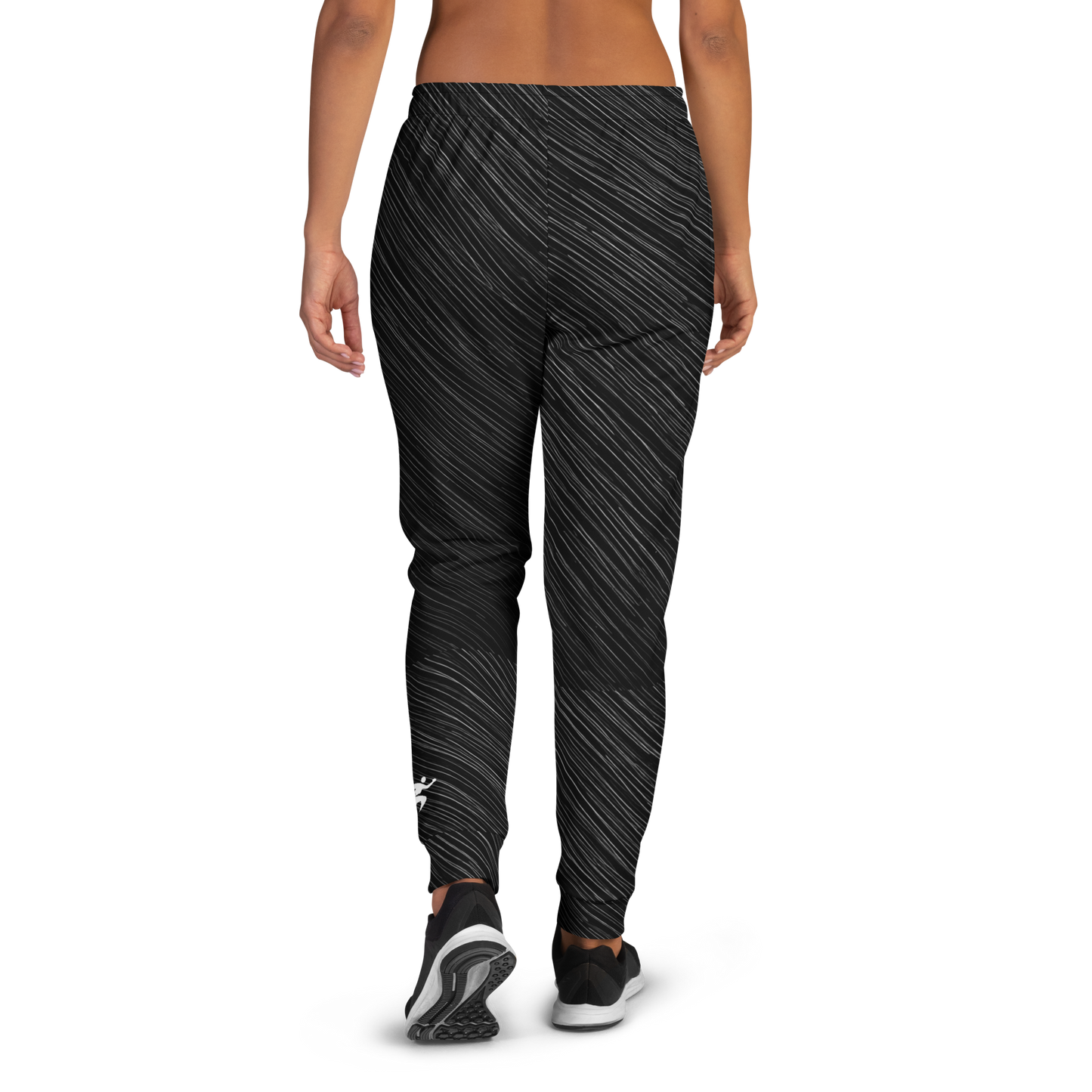 Vantari Joggers' close-up showing sleek design and cuffed legs.