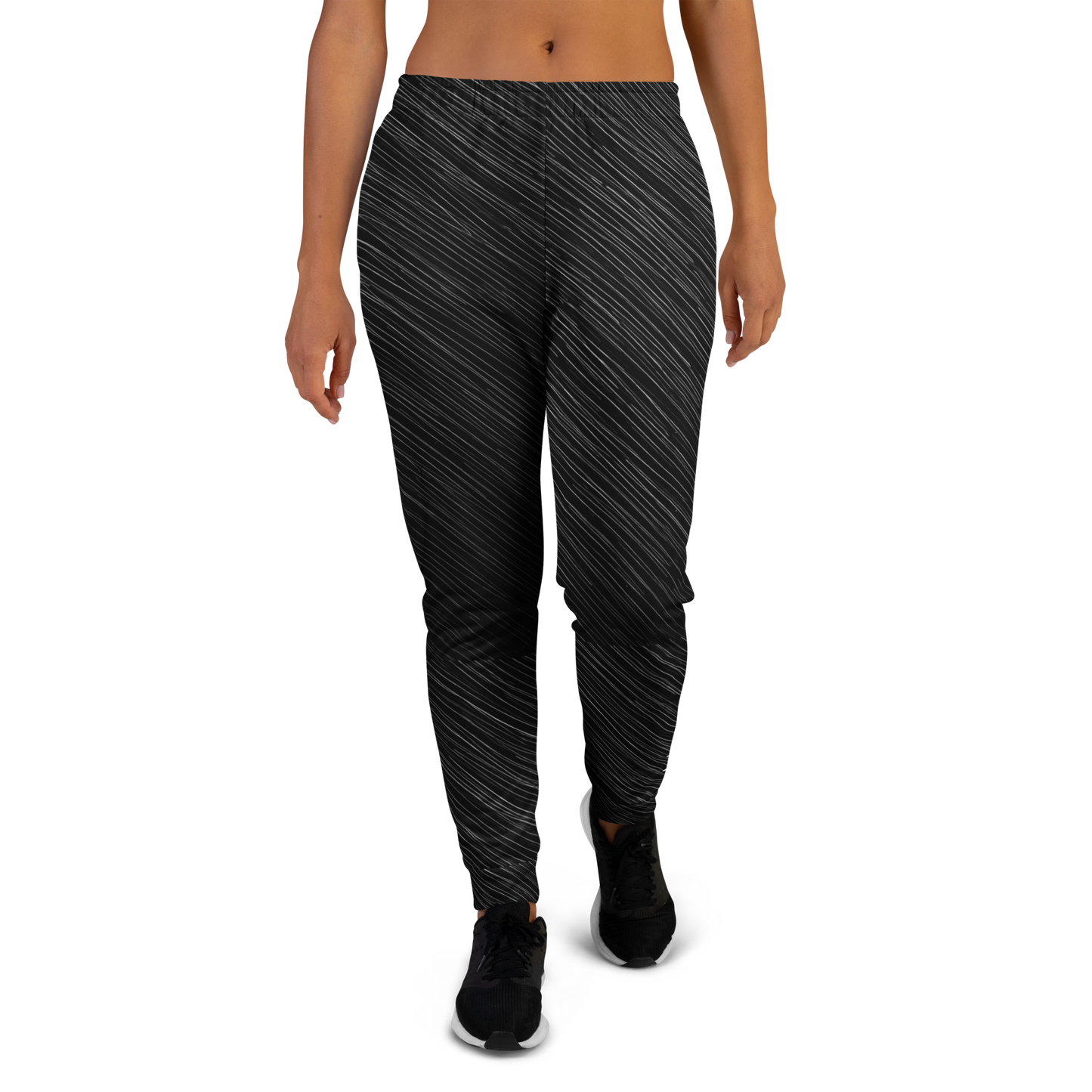 Vantari Joggers close-up, highlighting cuffed legs and elastic waistband.