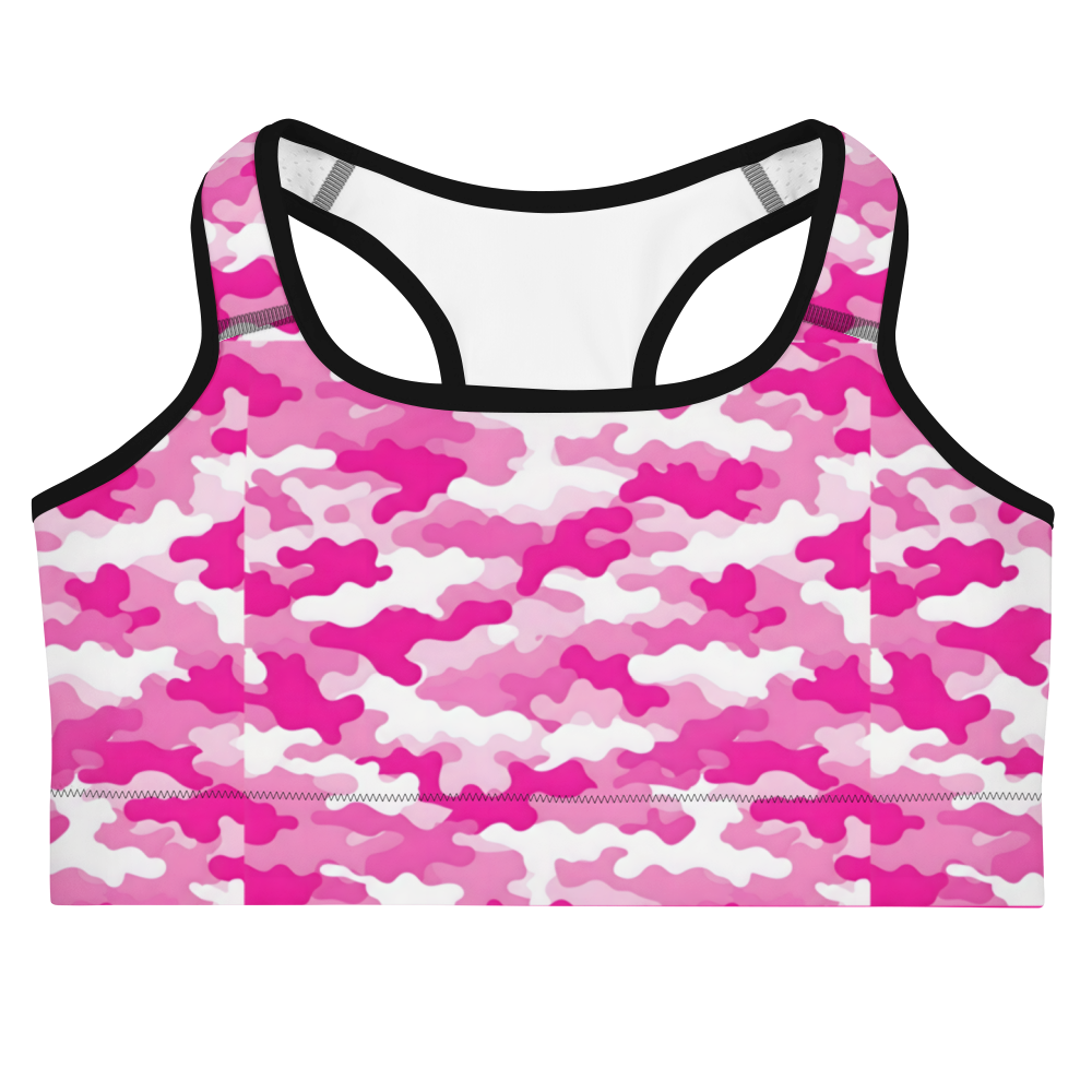 Pink Camo Sports Bra