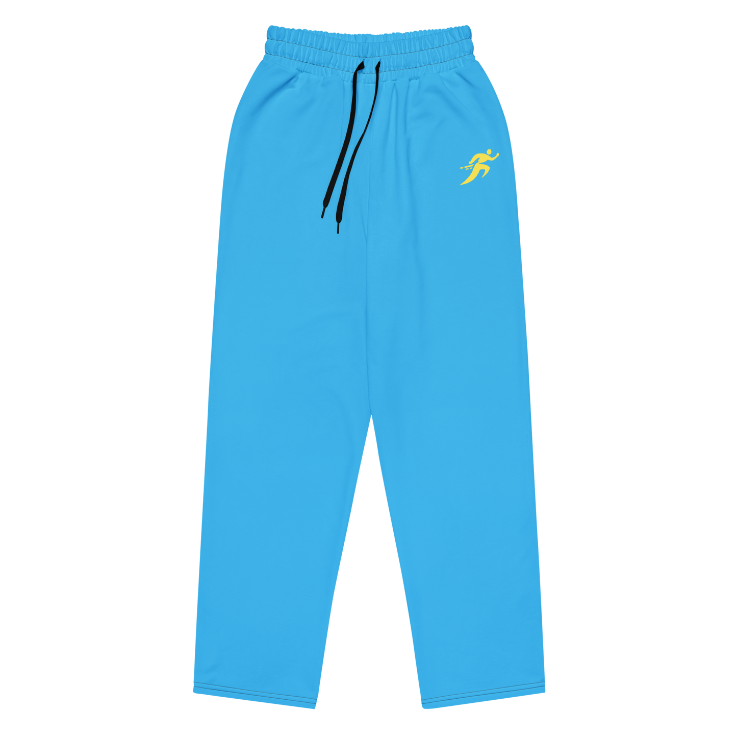 Summer Flow Joggers featuring wide-leg design and a visible side zipper.