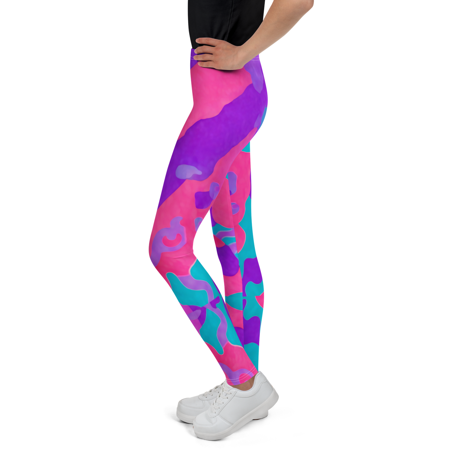 Wonderweave Pants close-up showing flexible fabric and precise stitching.