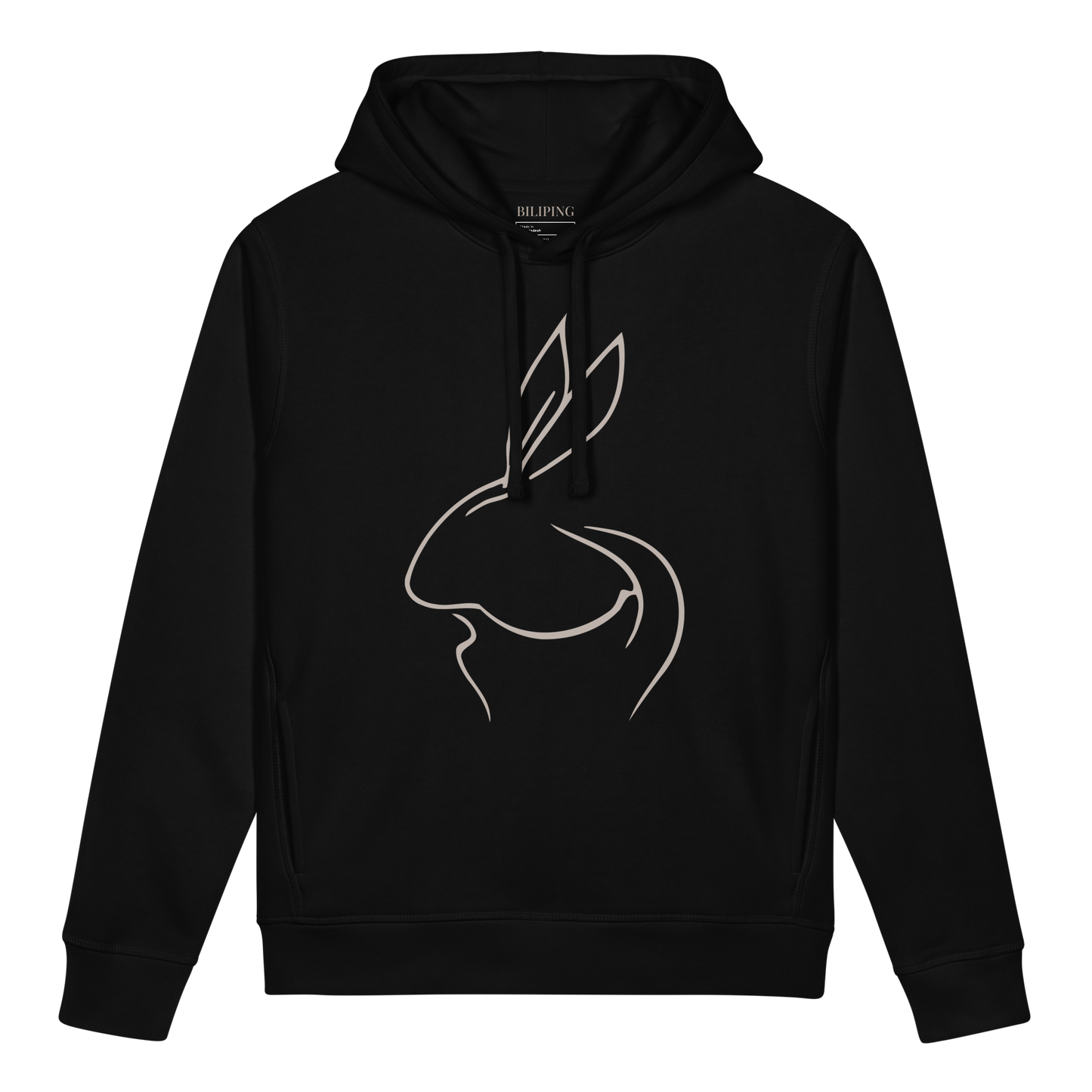 Embrace Hoodie Line Noir Noir