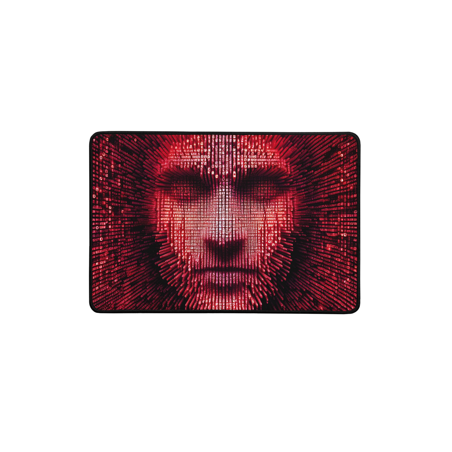 Red Cipher - Desk mat with smooth surface and anti-slip rubber base.