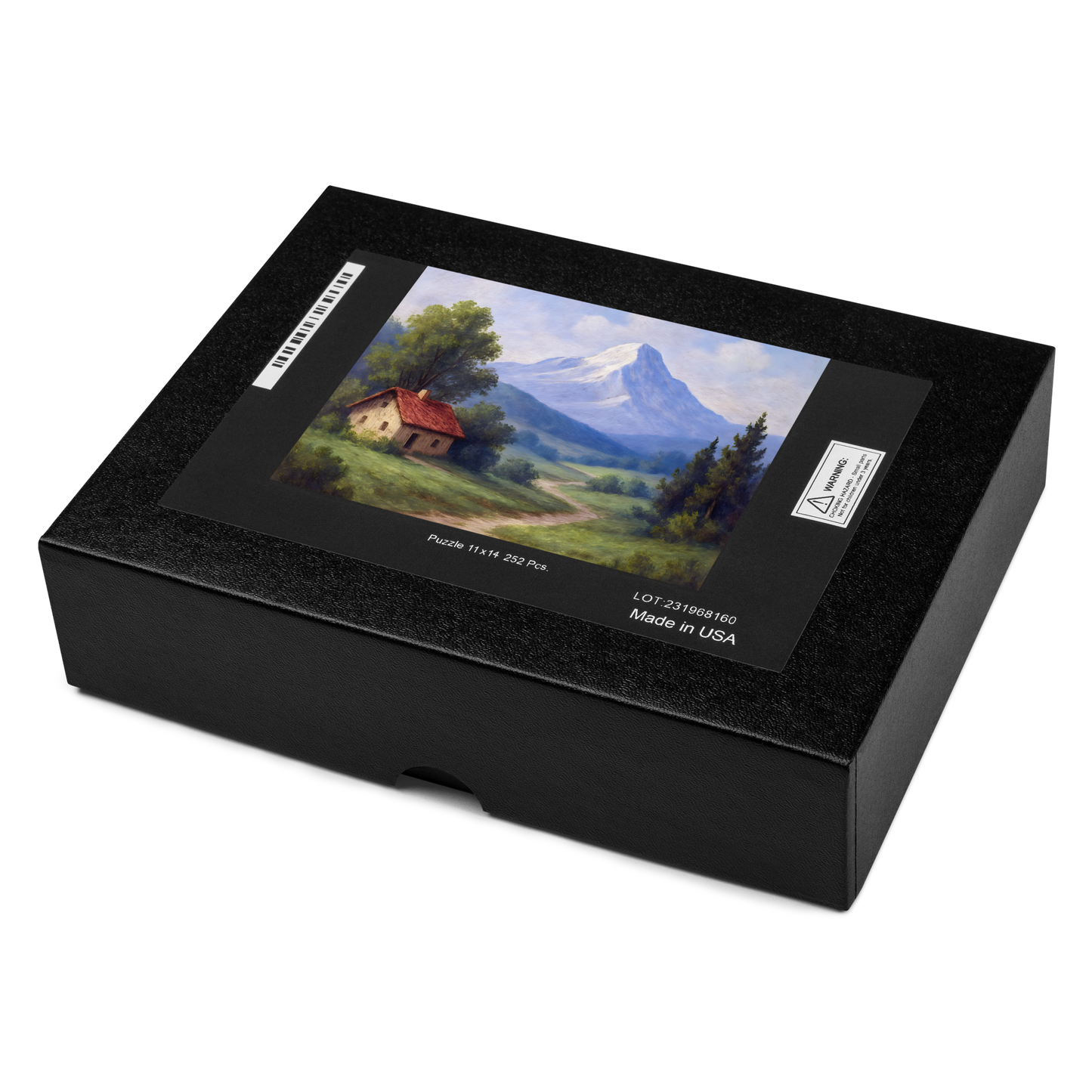 Jigsaw puzzle 1 (252 pcs) displayed in a decorative black box.
