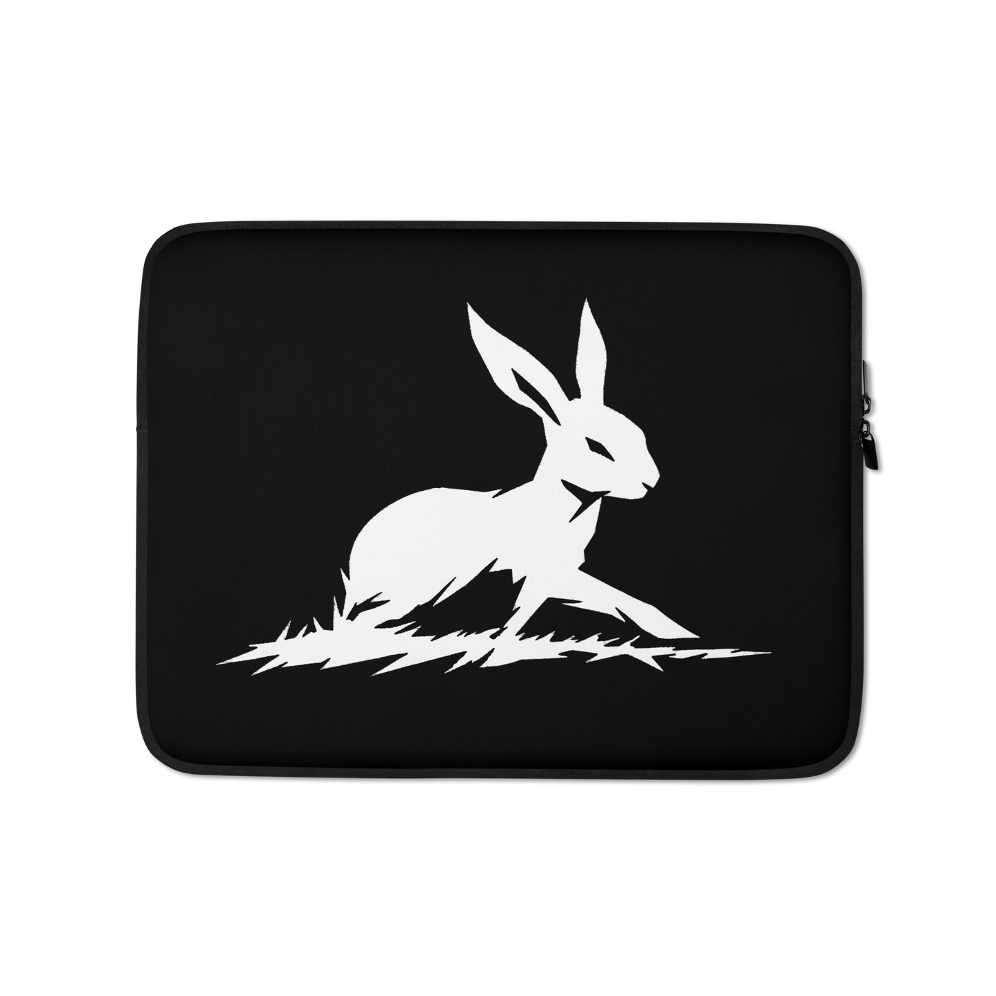 Wandering Rabbit - Laptop Sleeve, featuring a rabbit design, protective, sleek.