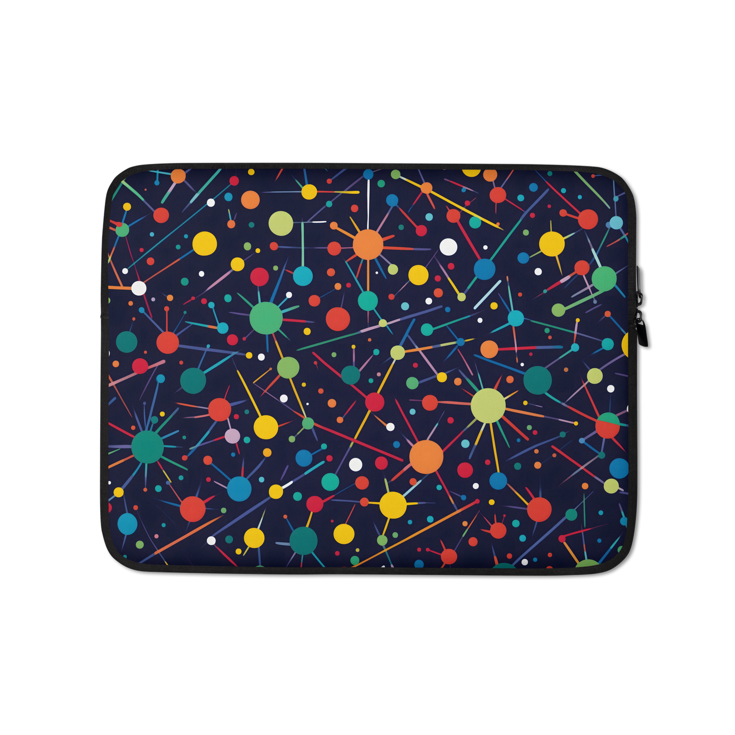 Creative Network - Laptop Sleeve with padded zipper and faux fur lining.