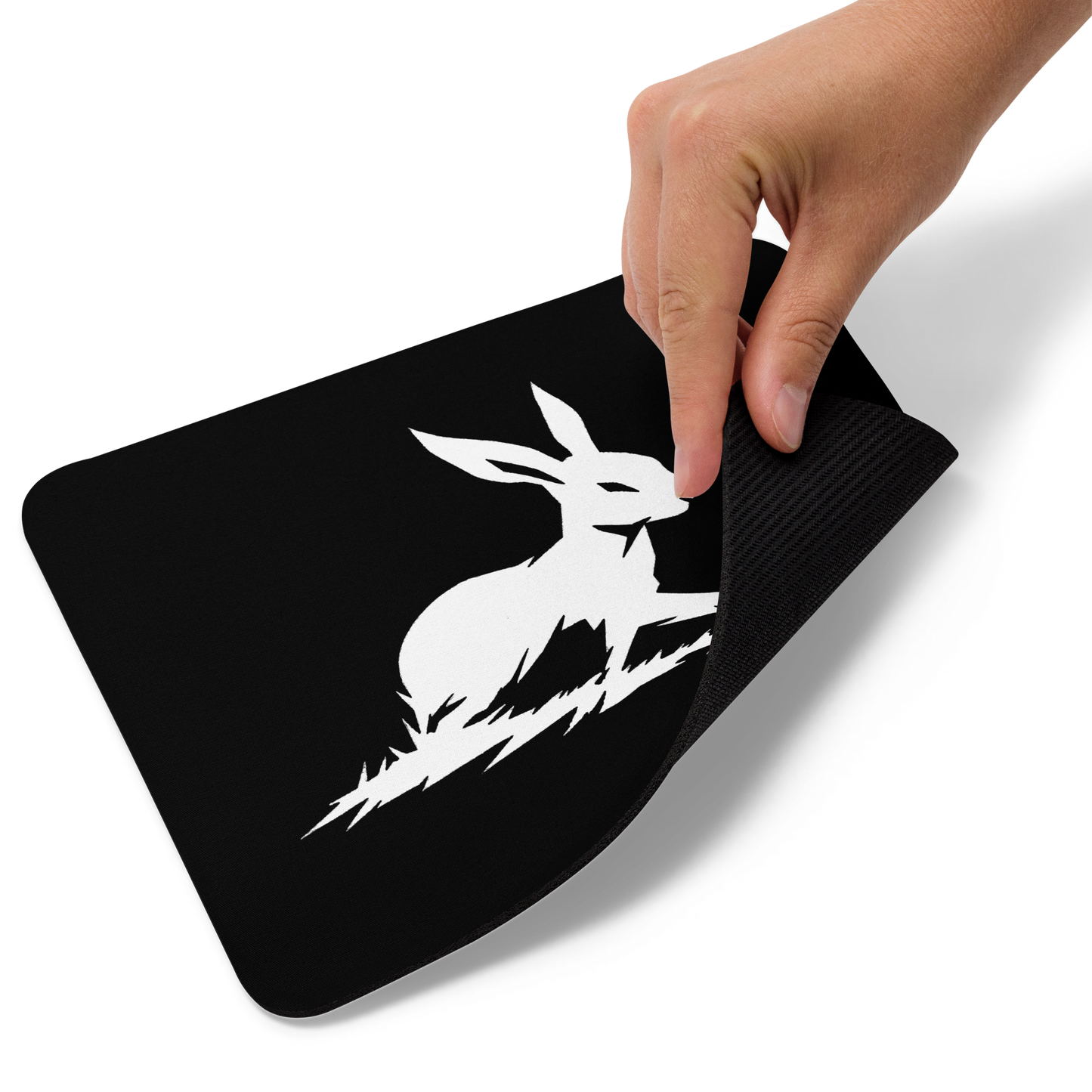 Biliping - Mouse pad with a hand demonstrating its smooth surface.