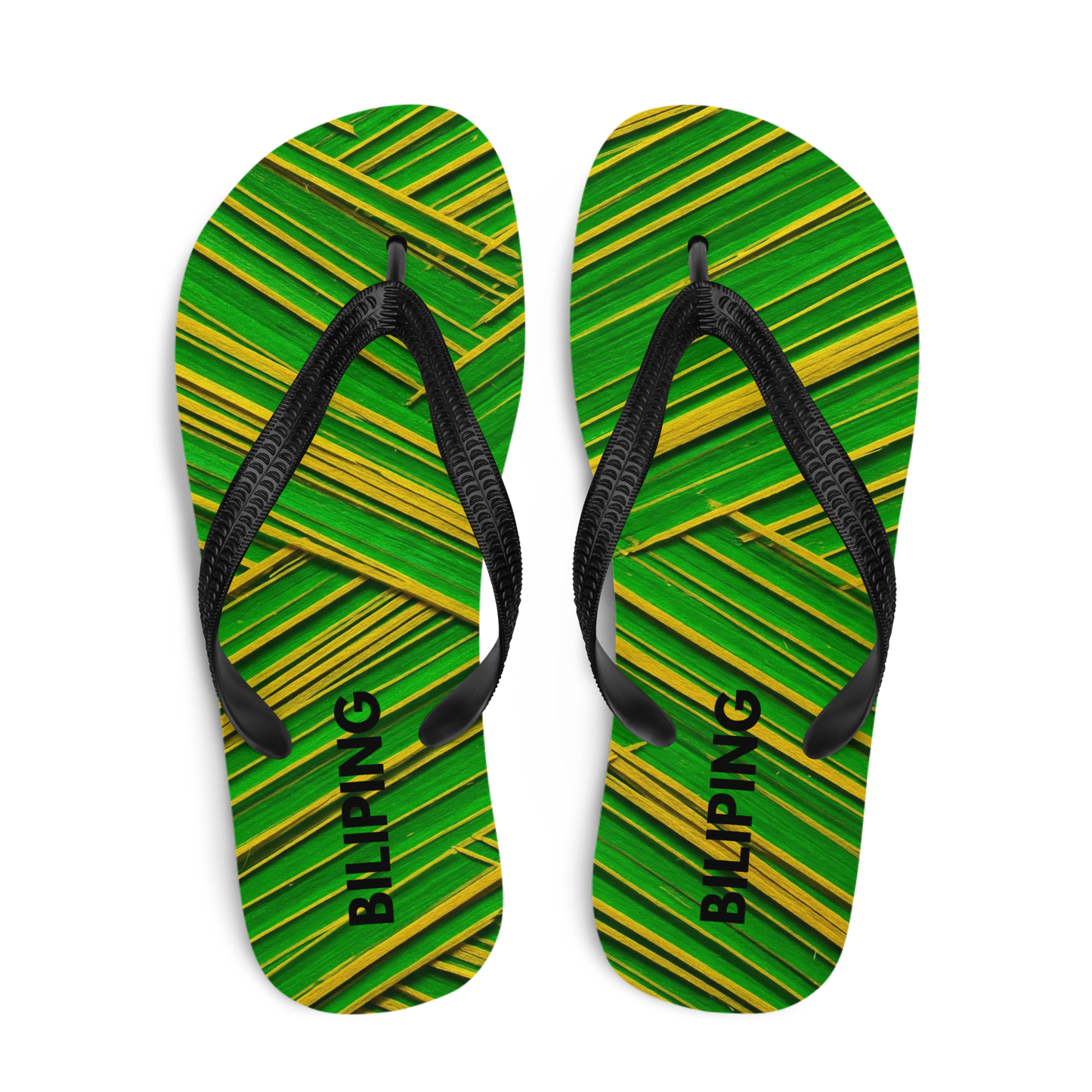 Flip-Flops 1: Lightweight, cushioned sole and soft fabric-lined rubber flip-flops.