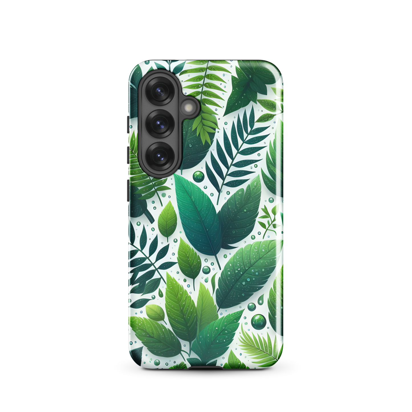 Shady Grove - Case for Samsung® with a leaf-inspired artistic design.
