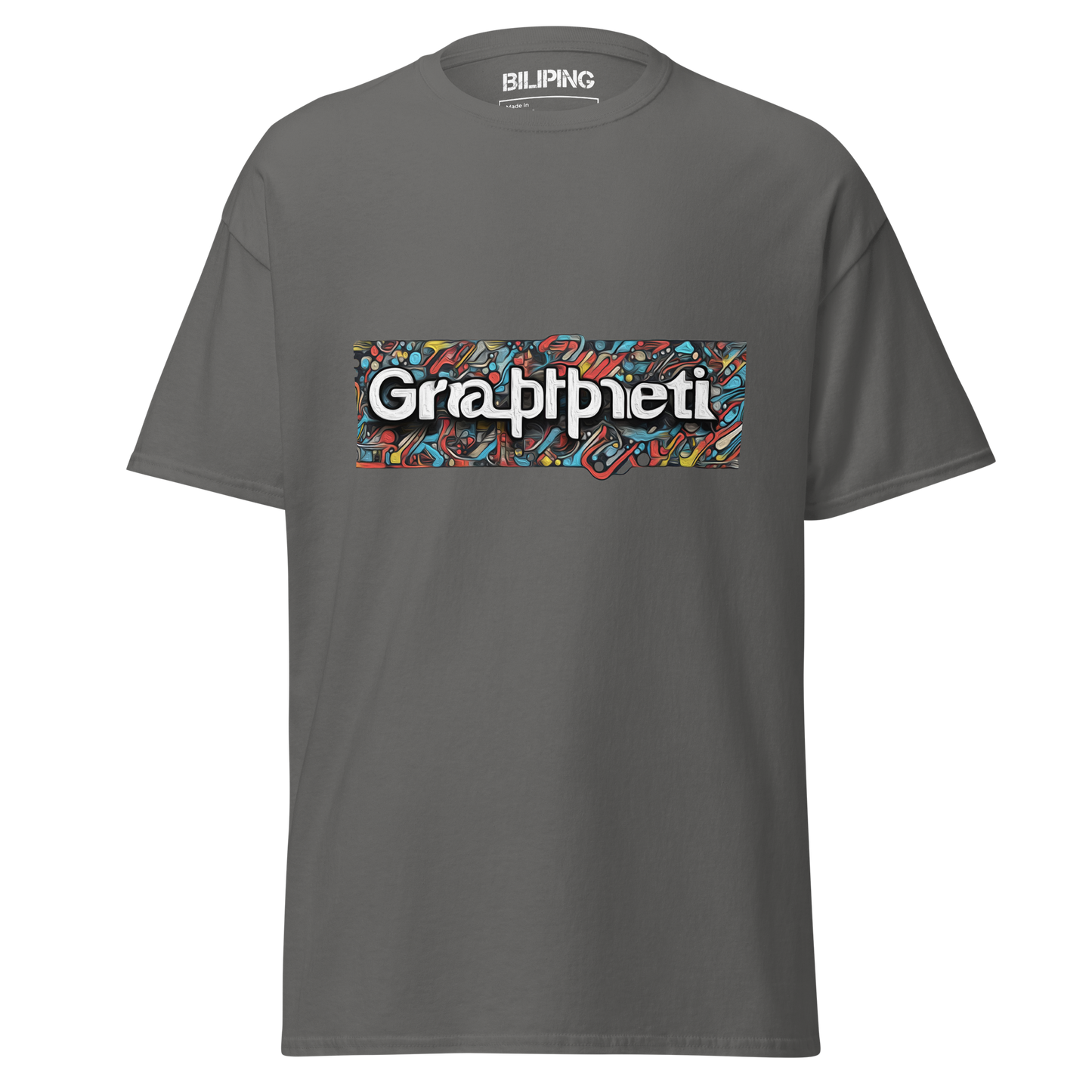 Teegraffiti active shirt, soft fabric, seamless design, everyday comfort.