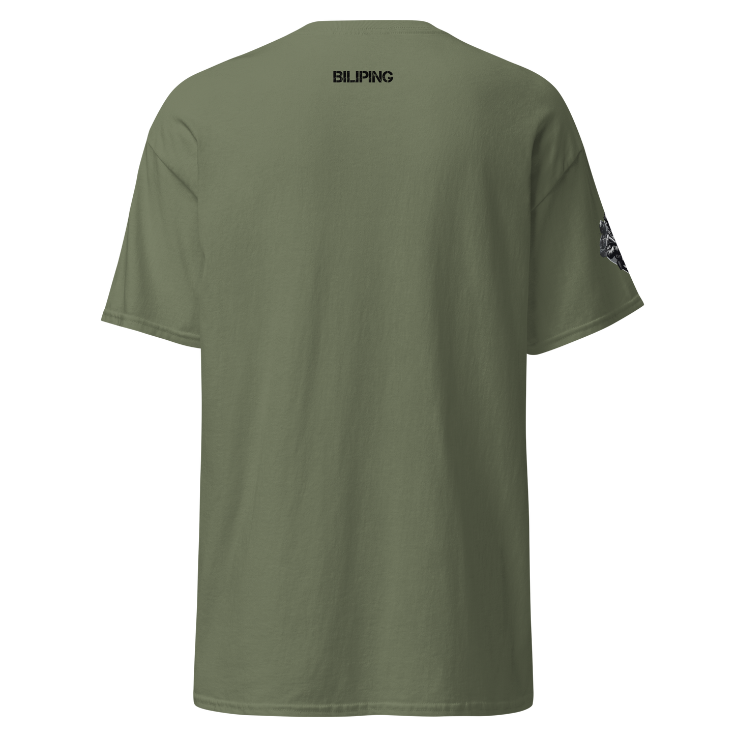 Back view of Valor Veil t-shirt with logo.