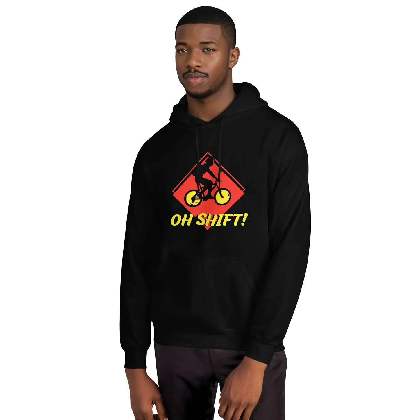 Shift Your Gears hoodie, perfect for cool evenings, features a comfortable, smooth design.