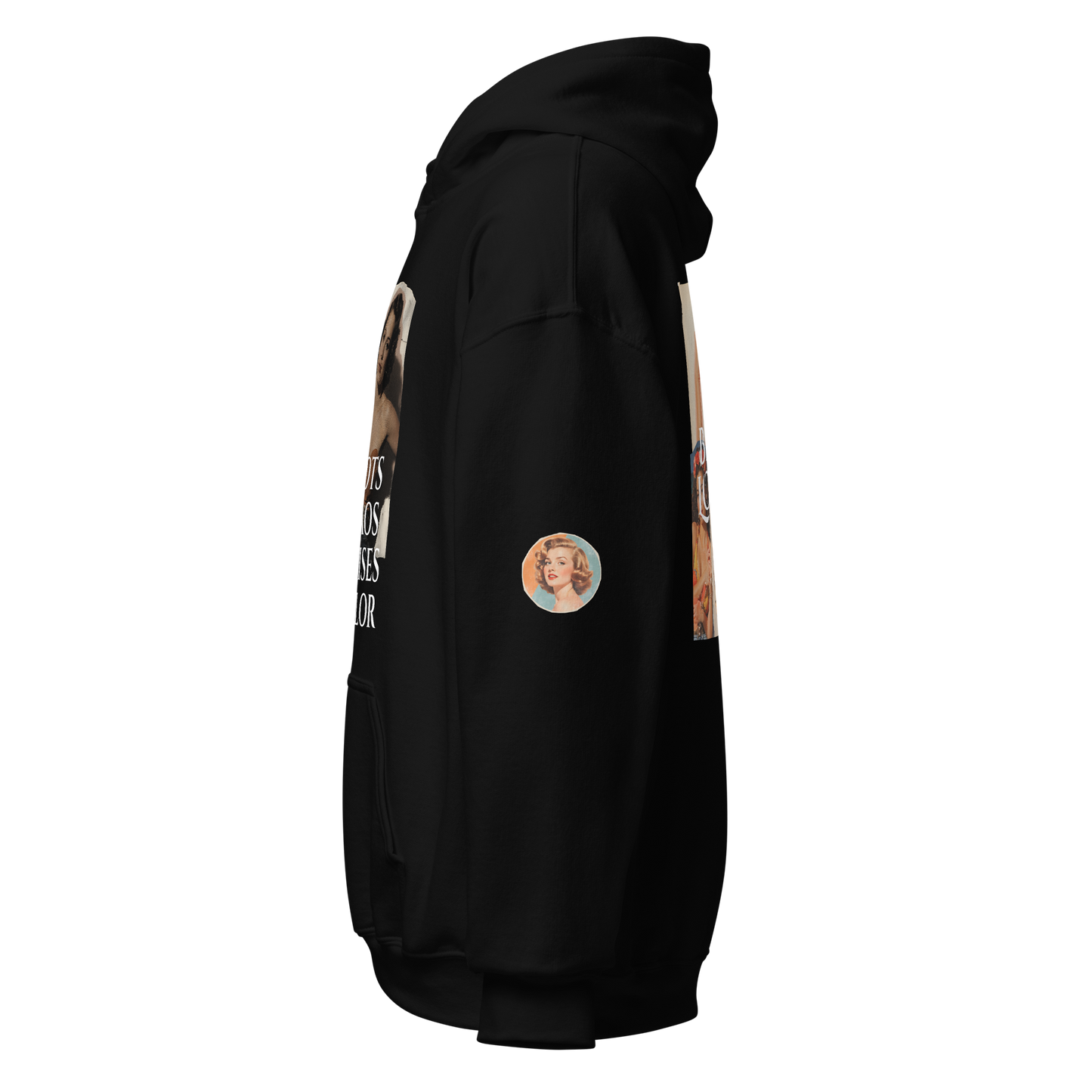 Bloom Louder hoodie featuring a cozy design with a double-lined hood and pouch pocket, crafted from soft, durable fabric for comfort and style.