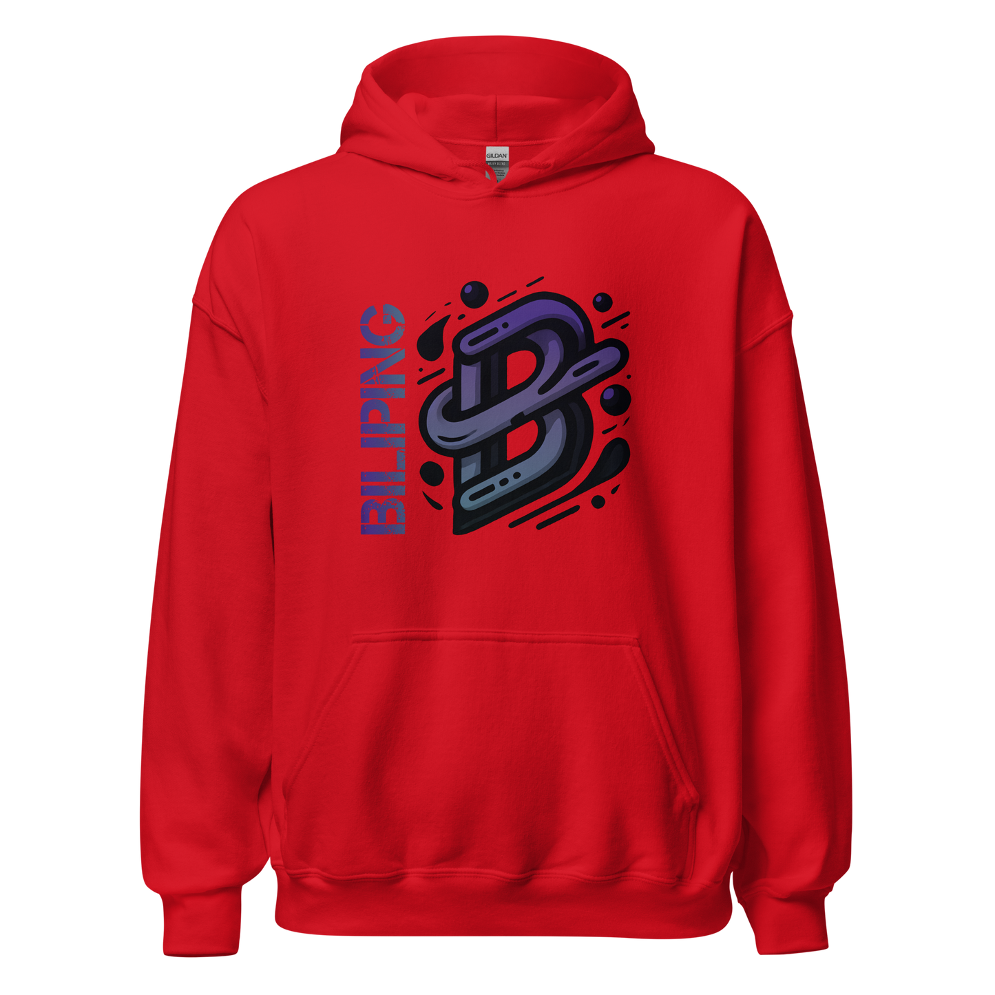 B-G Hoodie featuring a logo and letter B on the front.