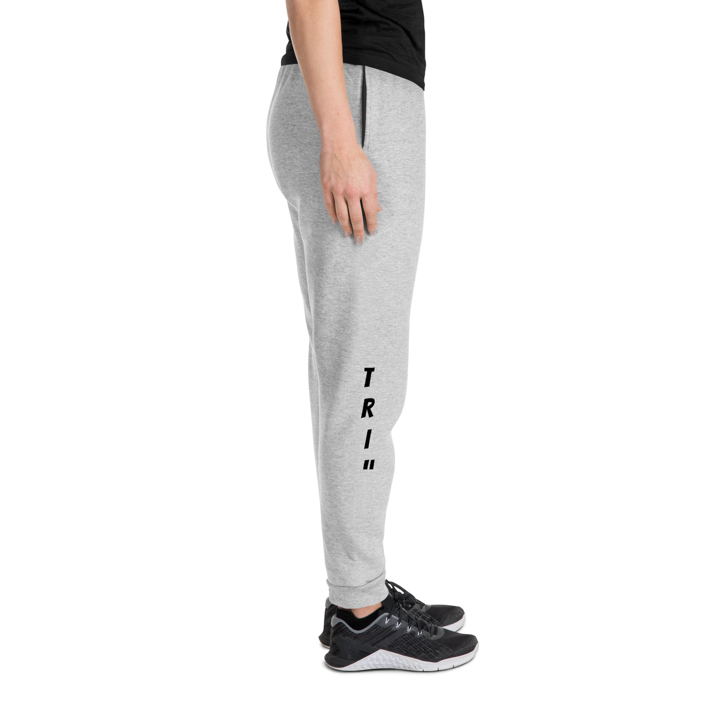 Classic Joggers showcased, emphasizing sleek tapered fit and elastic waistband.