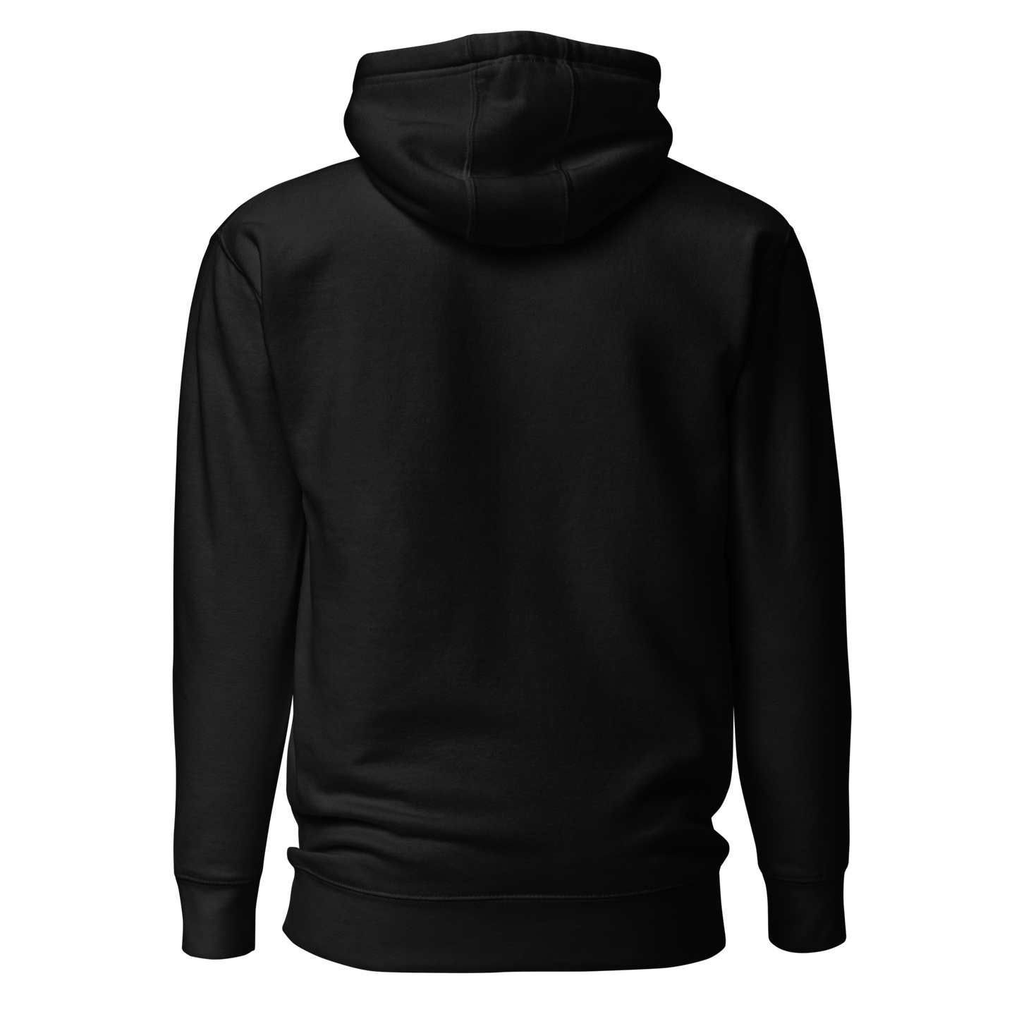 Close-up of V - Hoodie’s hood and fabric details, emphasizing design.