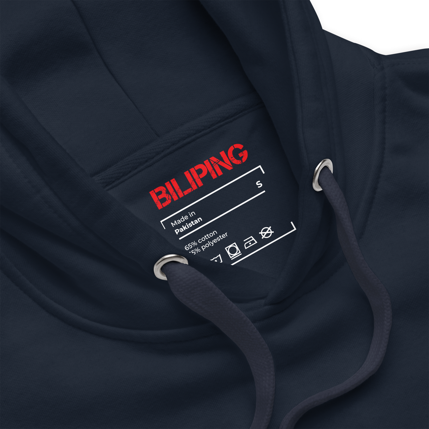 V - Hoodie close-up, showcasing soft fabric and zipper details.