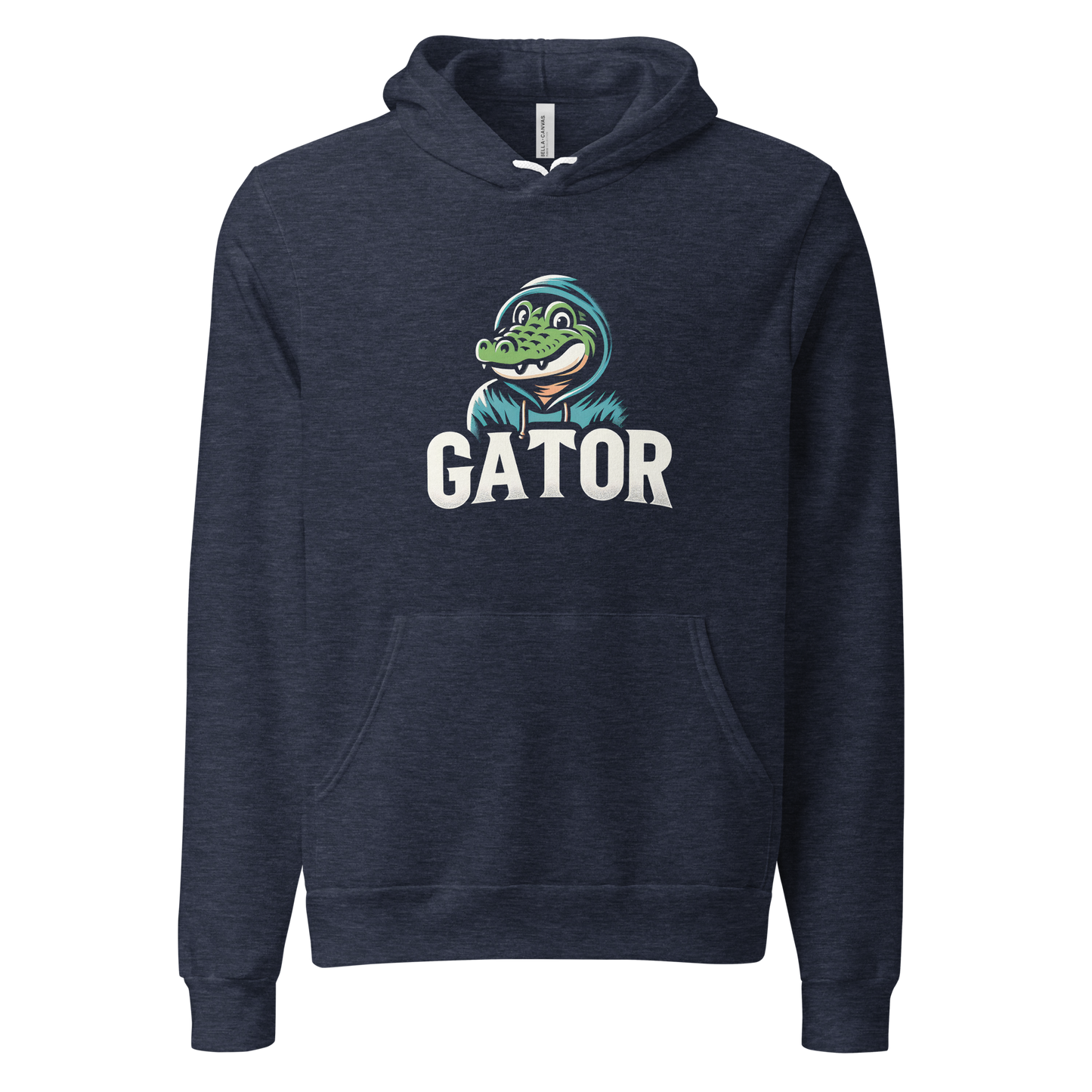 Rule the Swamp Hoodie featuring a cartoon crocodile in a hoodie.