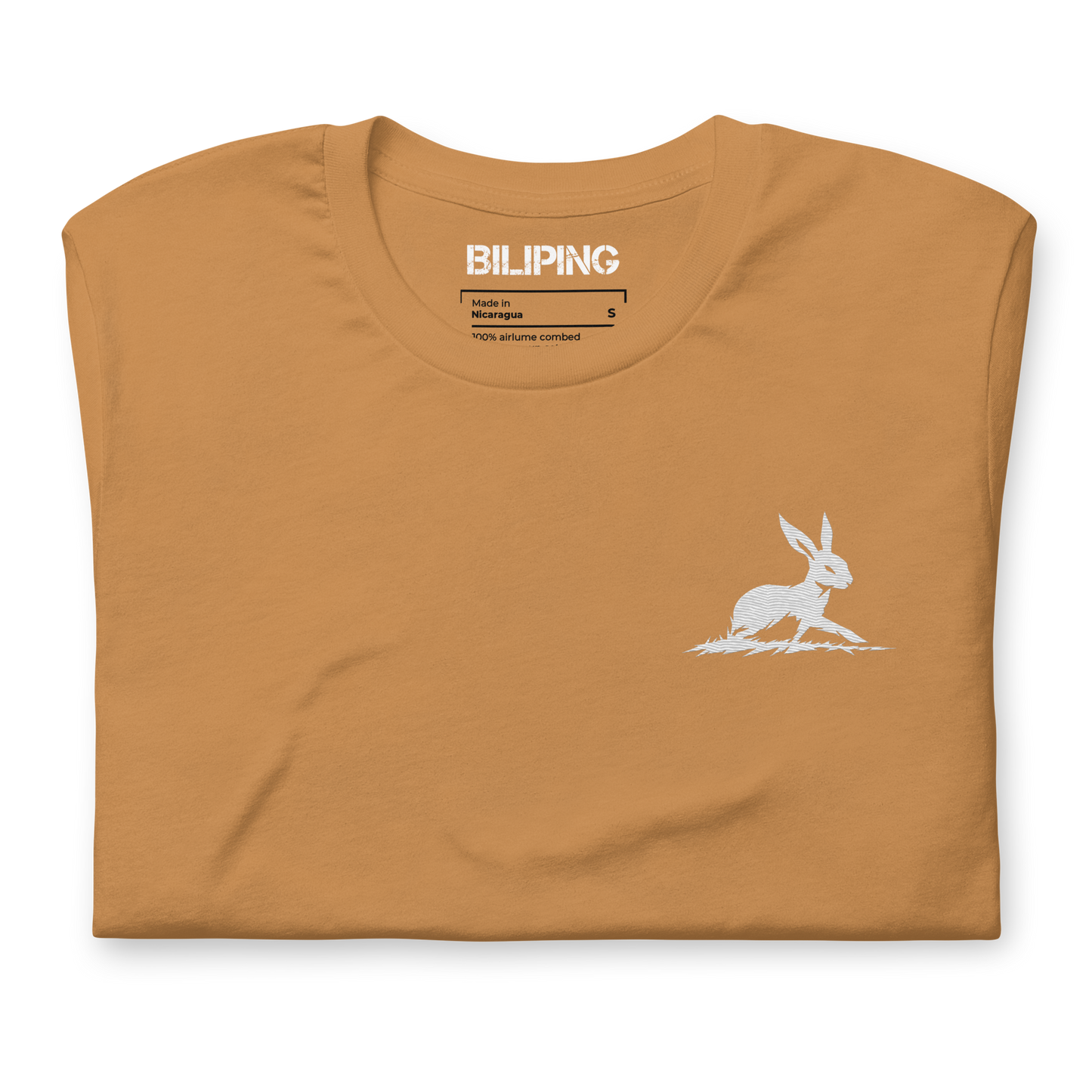 Belle T-Shirt featuring a small rabbit silhouette on the chest.