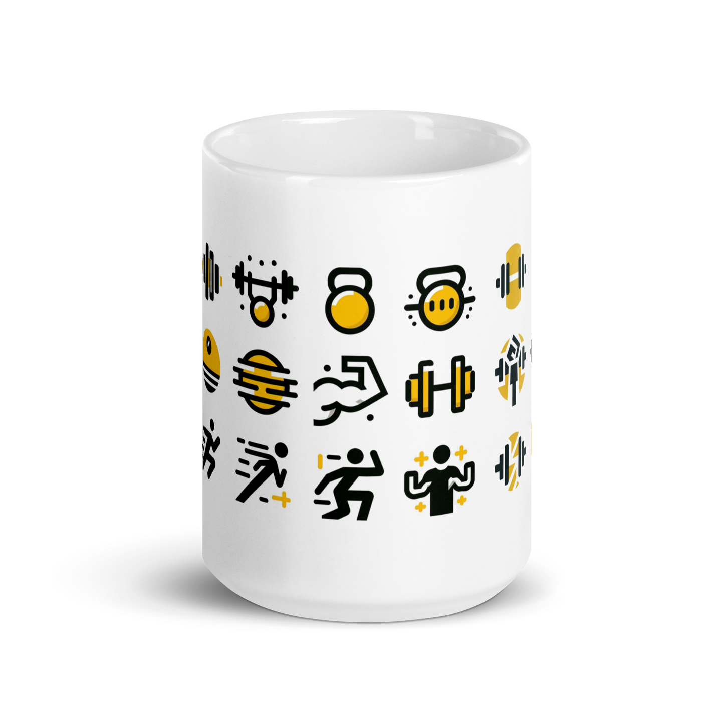 No Pain No Gain Mug with bold motivational print.