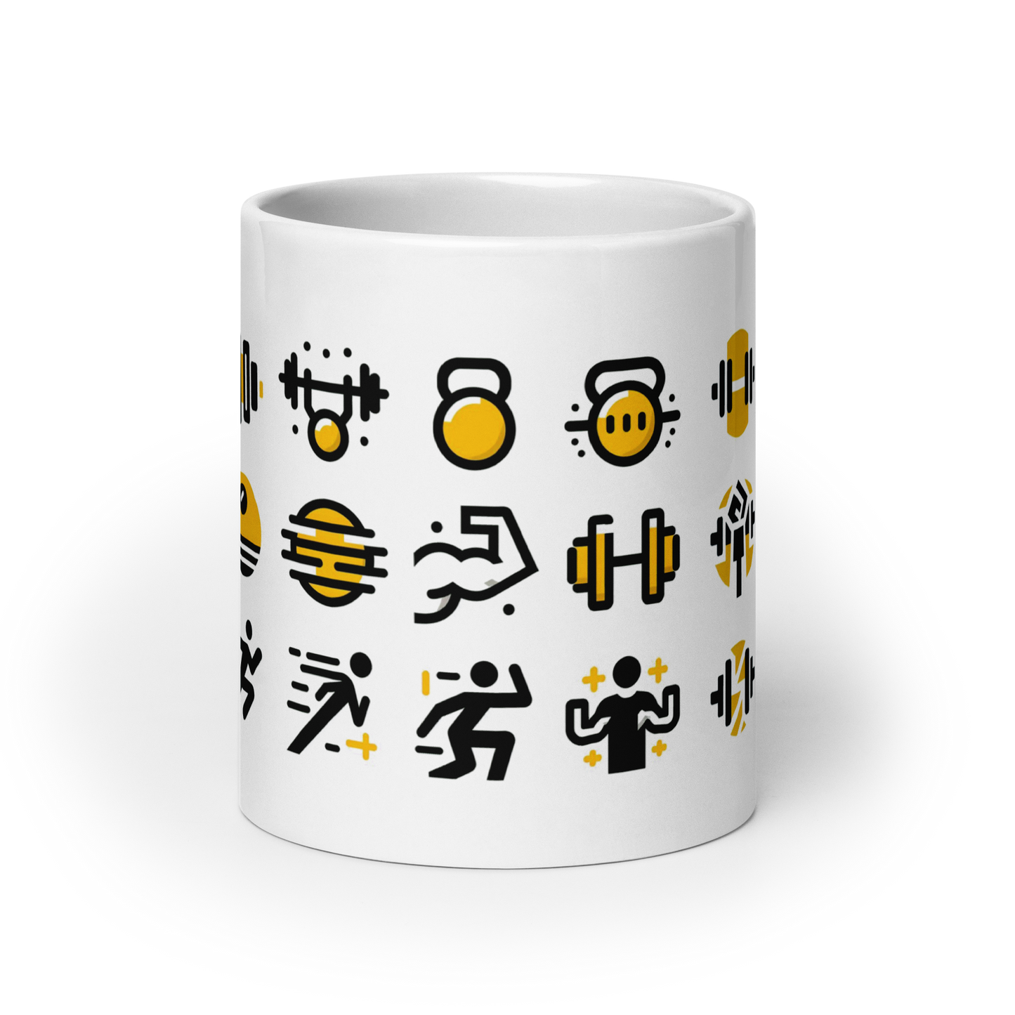 No Pain No Gain Mug with bold, motivational print.