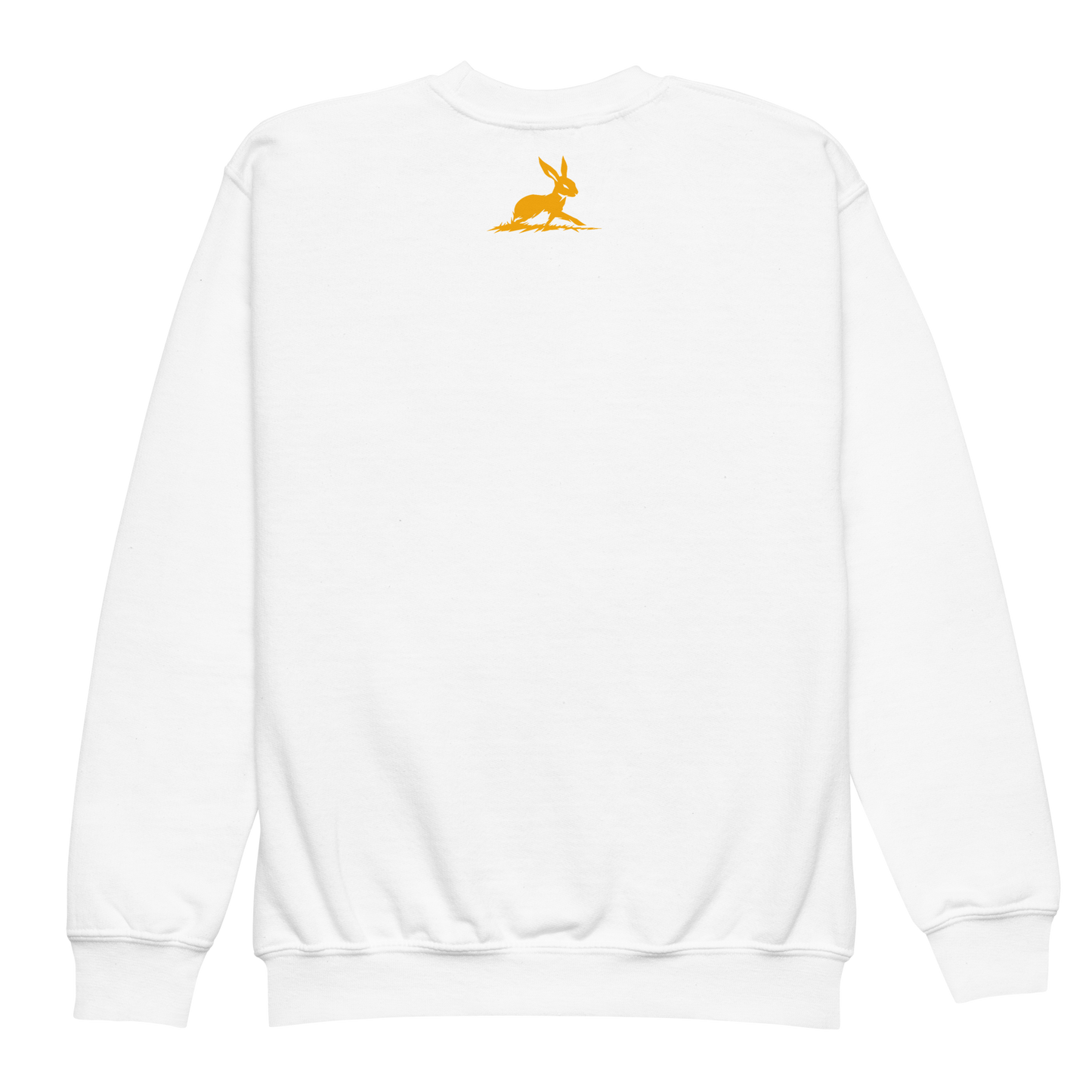 Adventure Time Sweatshirt featuring a yellow rabbit design on soft fleece.