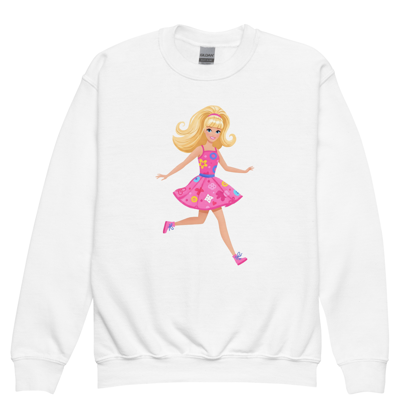 Little Pop of Fun Sweatshirt with cozy fleece and durable stitching.