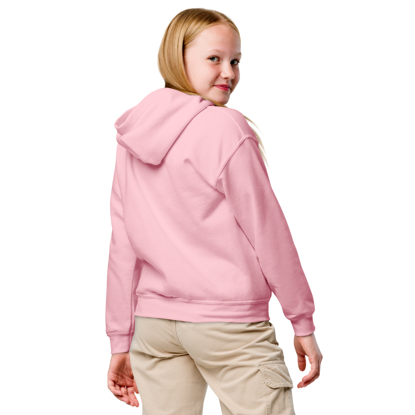 Little Learner Hoodie close-up showcasing fabric texture and design details.
