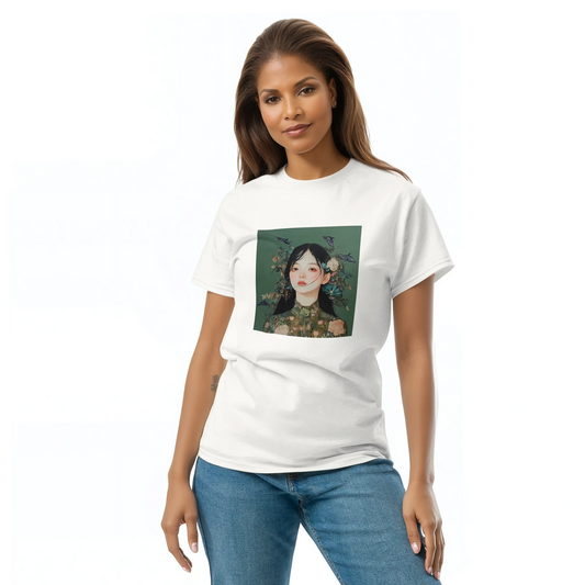 Grace classic tee with structured fit, ideal for layering or solo wear.