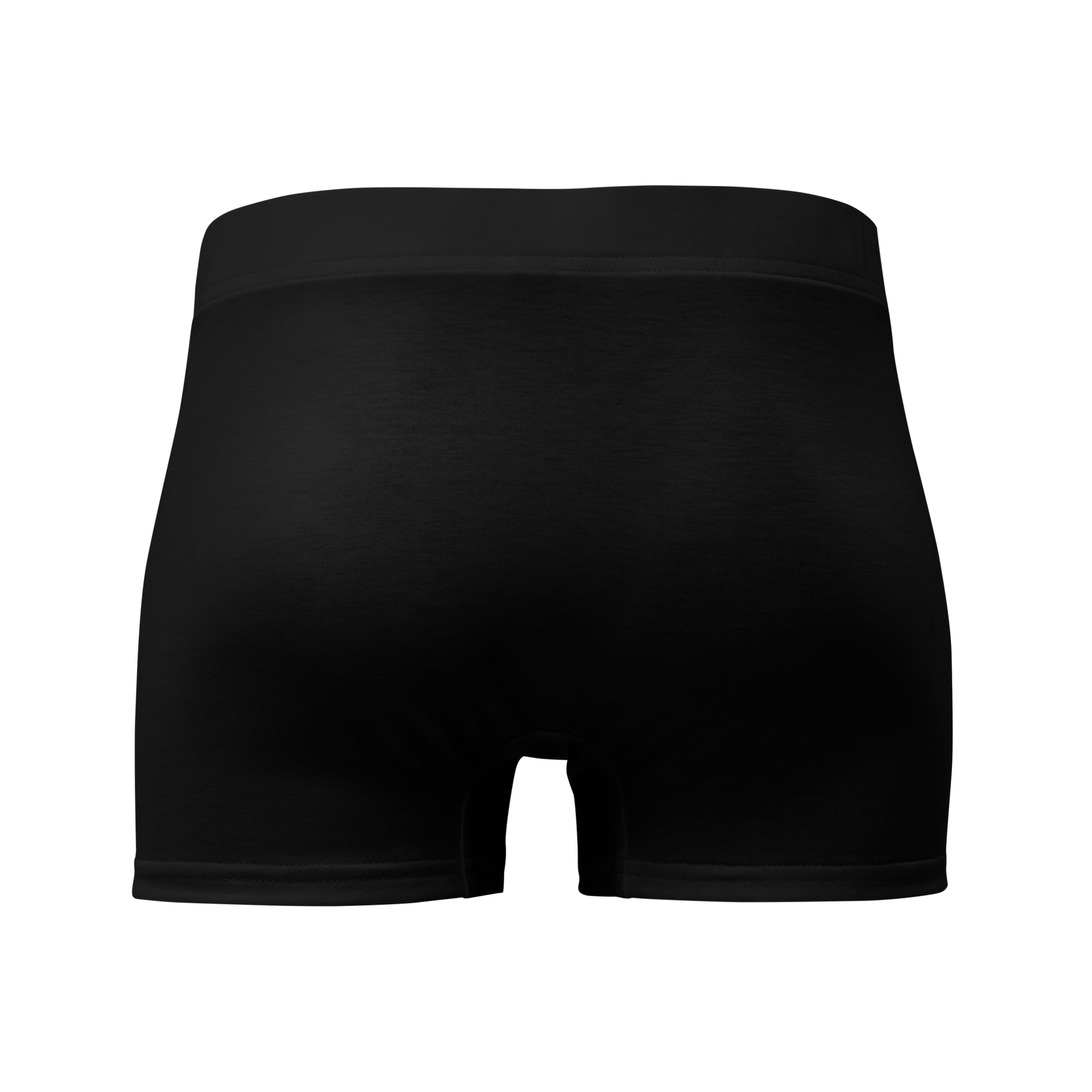 REDSA-52 black boxer briefs, stretchy fabric, snug fit, lined pouch.