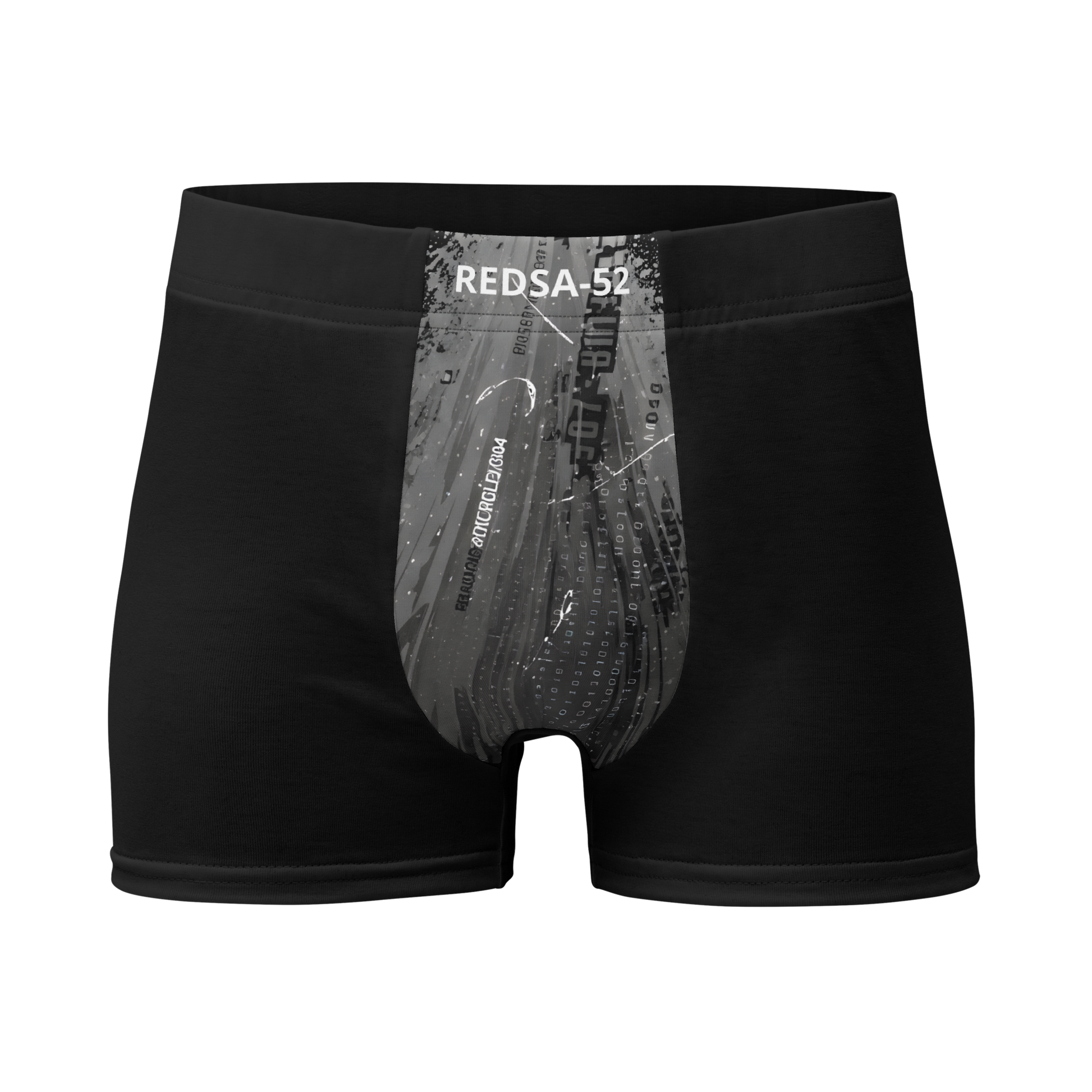 REDSA-52 boxer briefs, snug fit, seamless back, lined front pouch, stretchy fabric blend.
