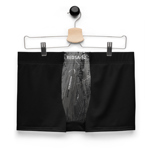 REDSA-52 boxer briefs, close-up of waistband and fabric, showcasing stretch and support.